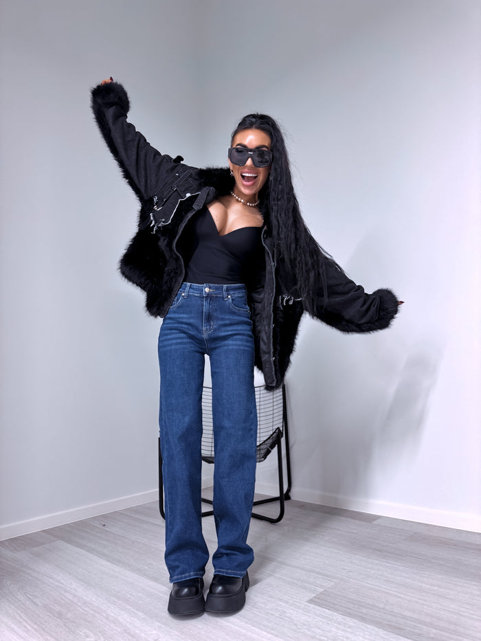 Jeans pants "GOOD LUCK DJ2518" - blue 