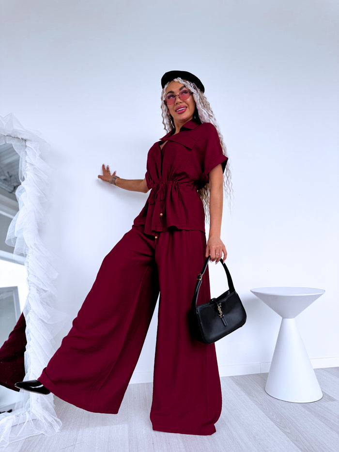 Set "NO APOLOGY" 0261 - BORDEAUX 