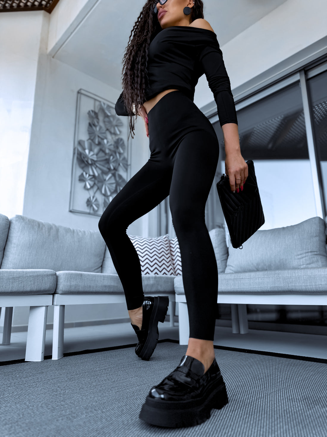 TERMO legingi "PERFECT BODY LM819" - MELNI