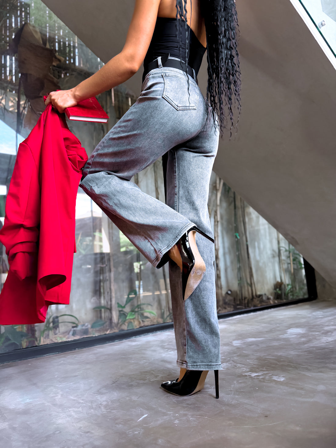 Jeans "ECHO" DJ2479 - GRAY 