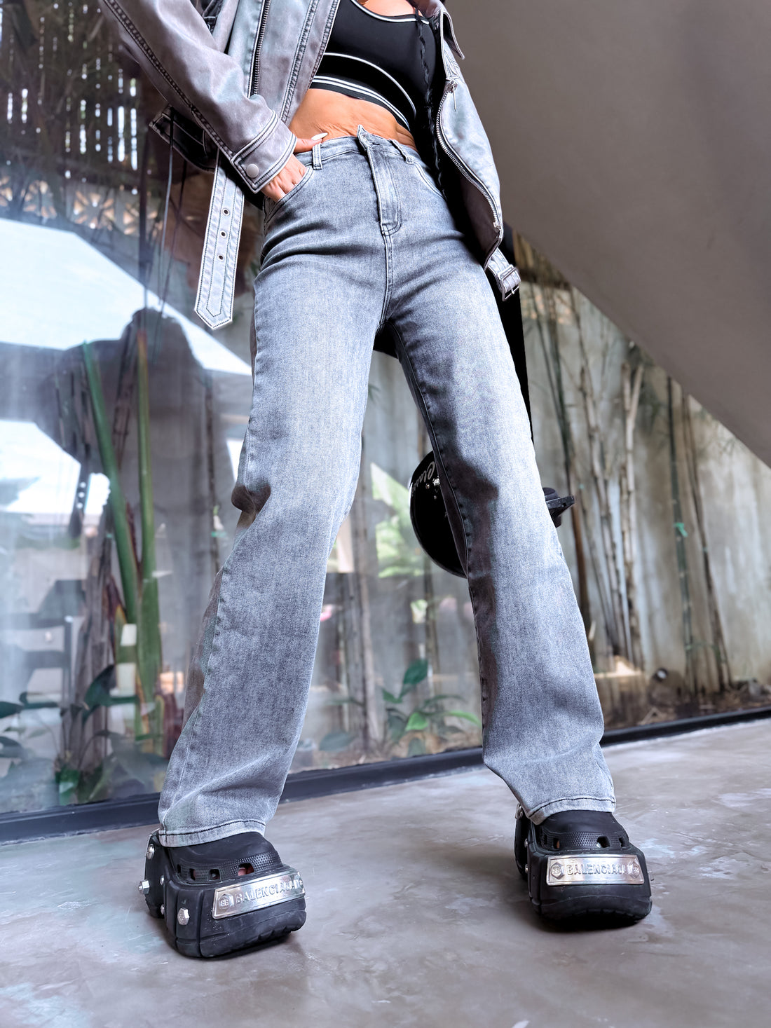 Jeans "ECHO" DJ2479 - GRAY 