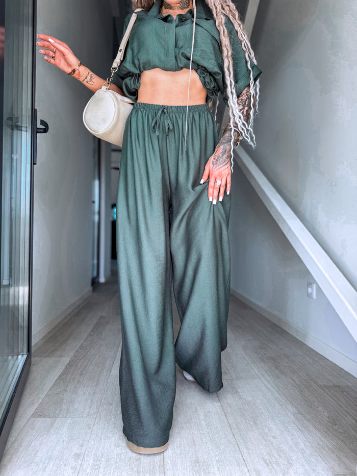Set "NO APOLOGY" 0261 - DARK GREEN