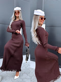 Adīta kleita "PROFILE 10327" - CHOCO