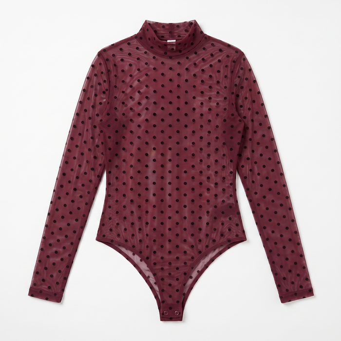 Tinklelis "DOTTED MOMENT" 21128 - BORDO