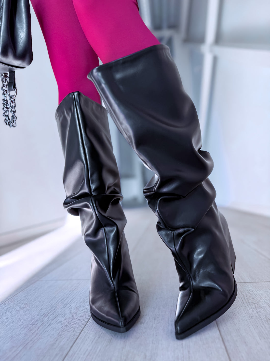 Mid-calf boots "CLASS" 2580A – BLACK