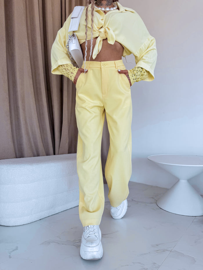 Classic Pants "TIFFANY VS9012" - YELLOW