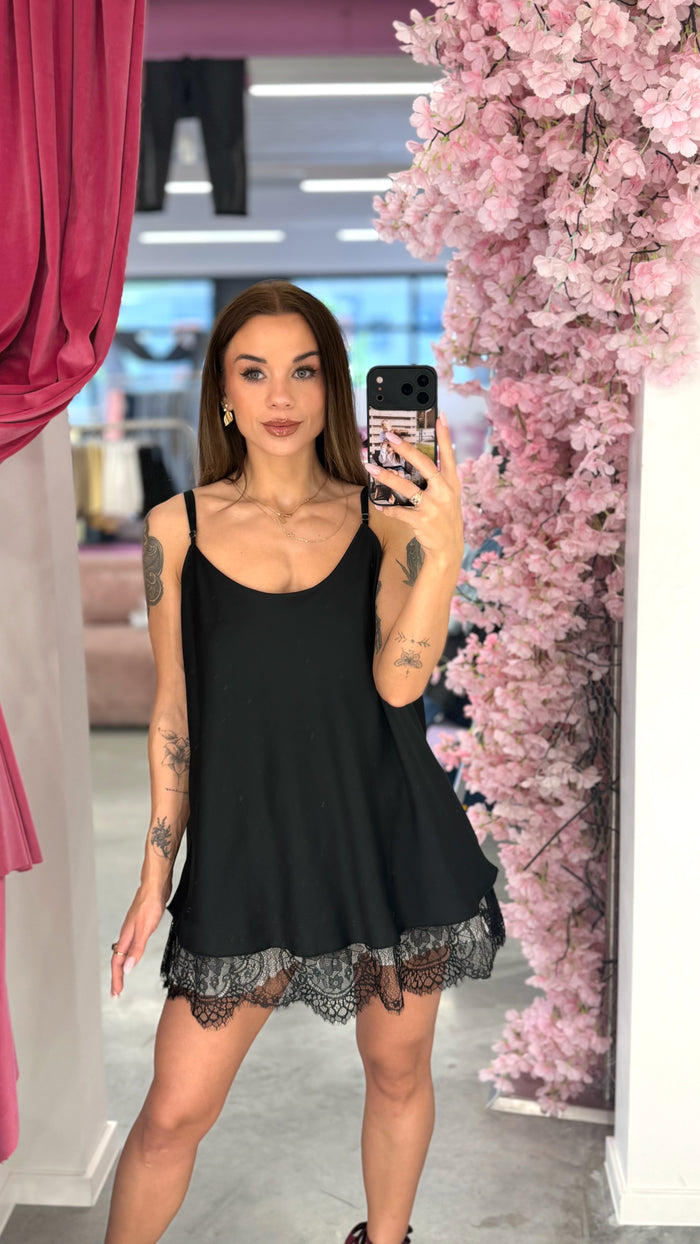 Didelis topas "DREAMY LACE" 7929 - JUODAS