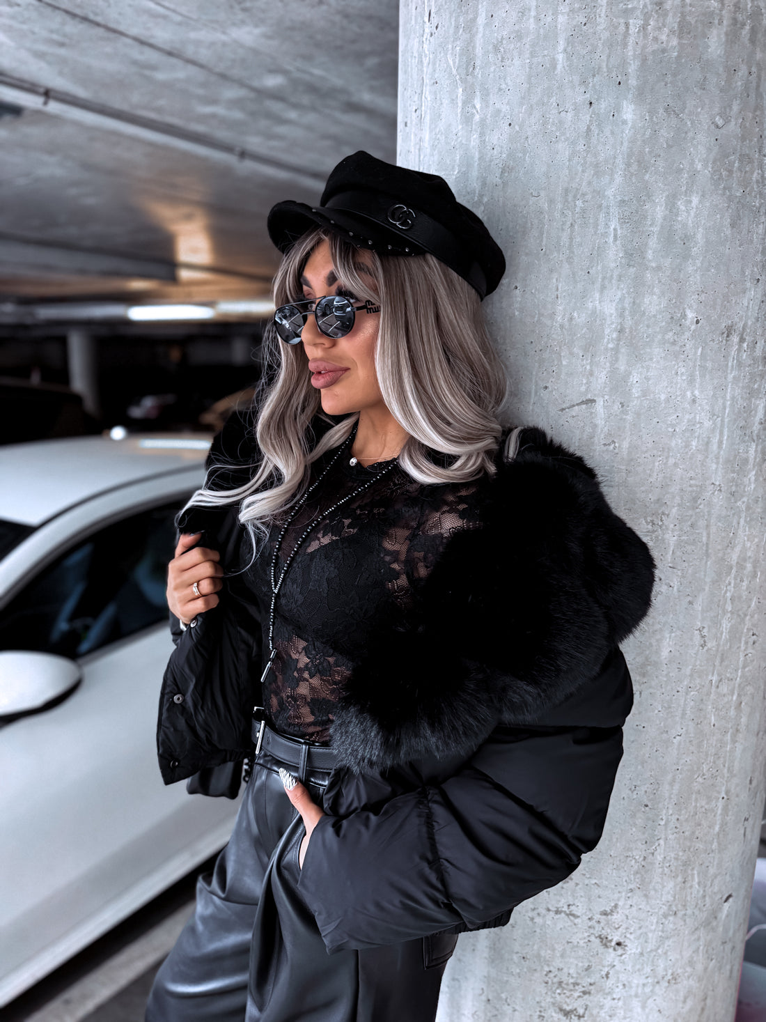 Puffer jacket "MARSS FC7611" – BLACK PRE-ORDER