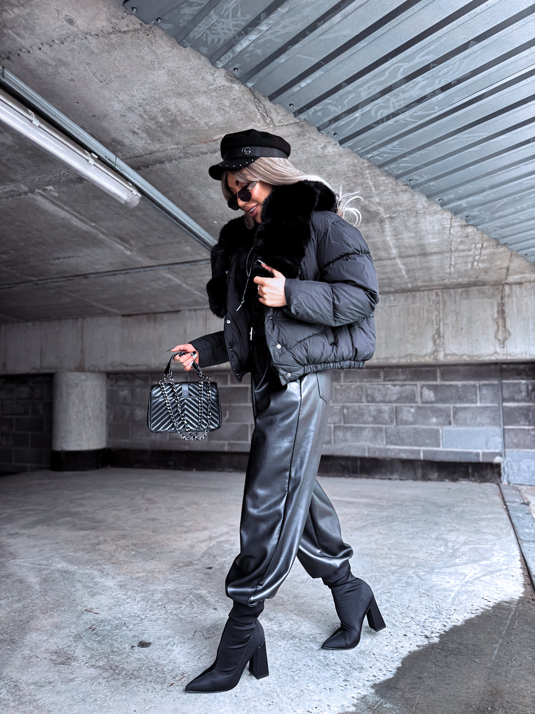 Puffer jacket "MARSS FC7611" – BLACK PRE-ORDER
