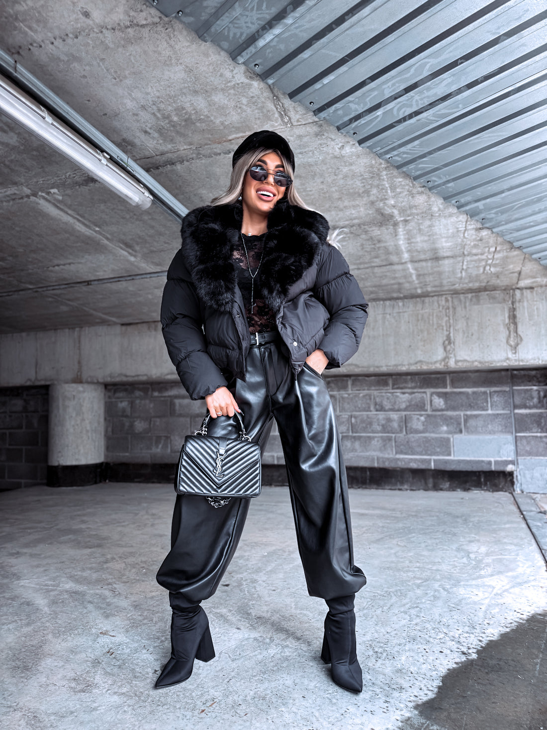 Puffer jacket "MARSS FC7611" – BLACK PRE-ORDER
