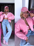 Jacket "SPRING-FALL" A16693 - BUBBLE PINK
