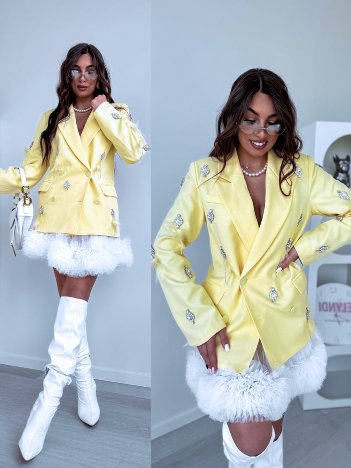 LUX, ONE SIZE jacket "FESTIVAL V10392" - YELLOW