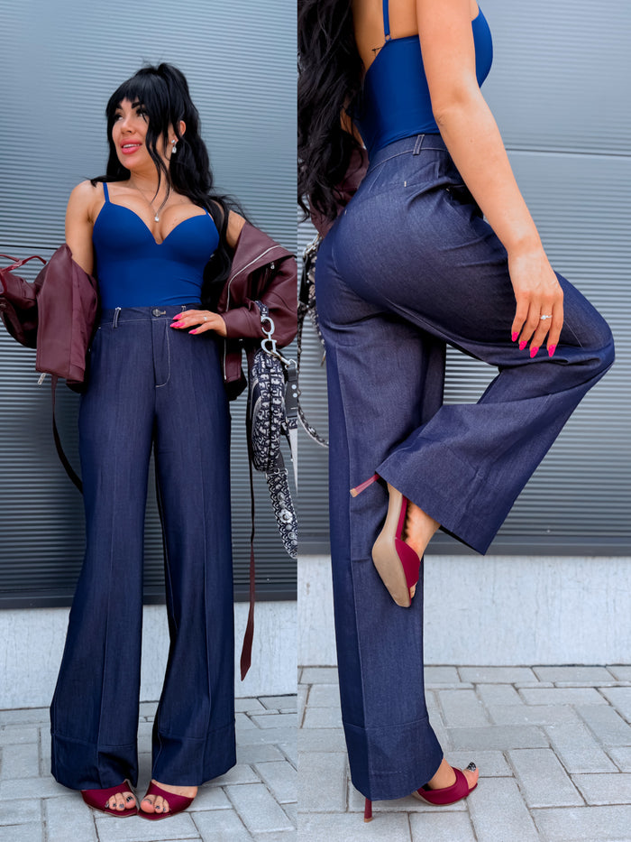 Classic pants "STATUS" VS8122 - DARK BLUE