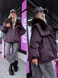 Pufīga virsjaka "ALPINE TR50233" - VIOLETA