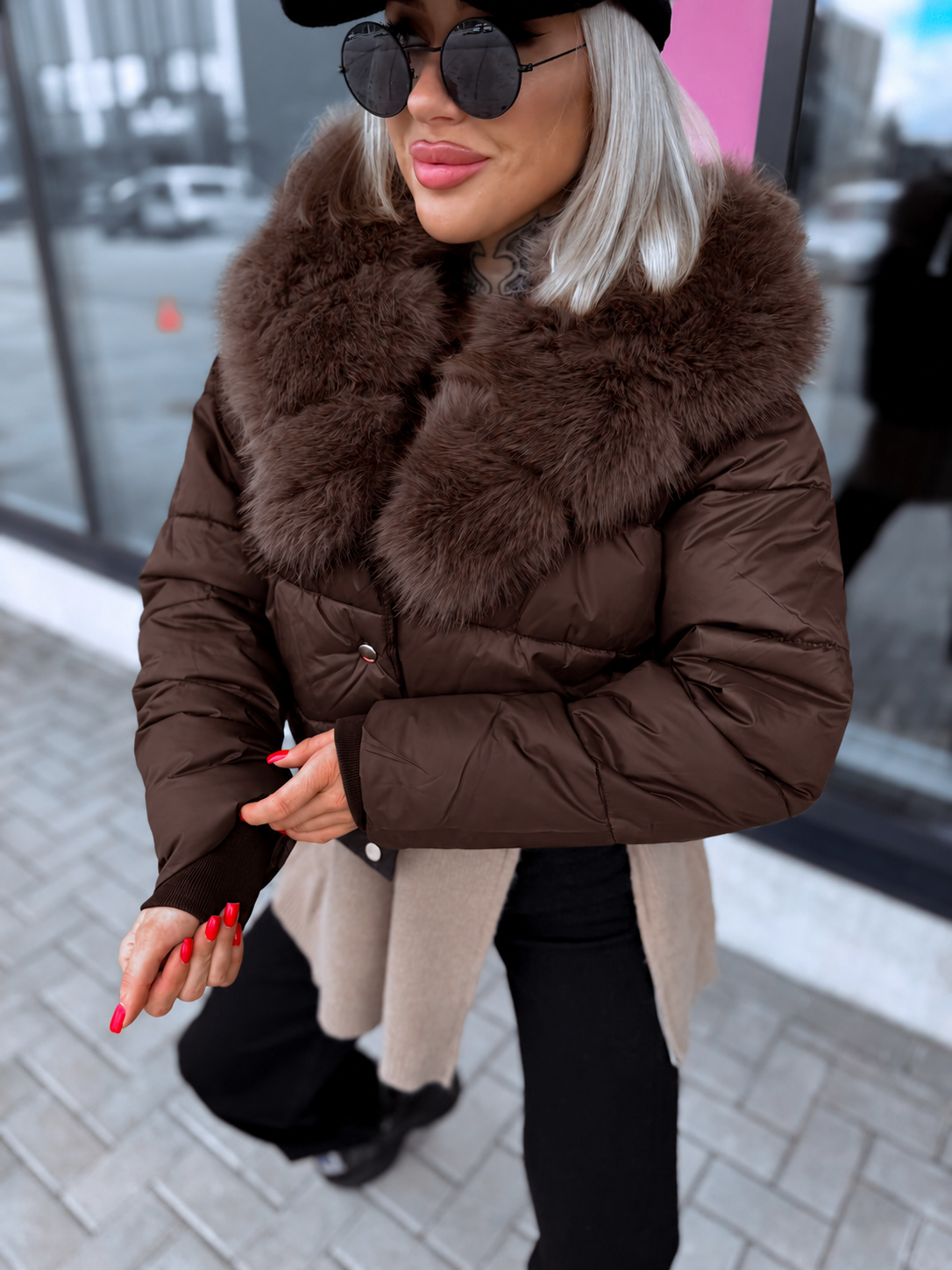 Jacket "MINOR DETAIL S-6630" - CHOCO