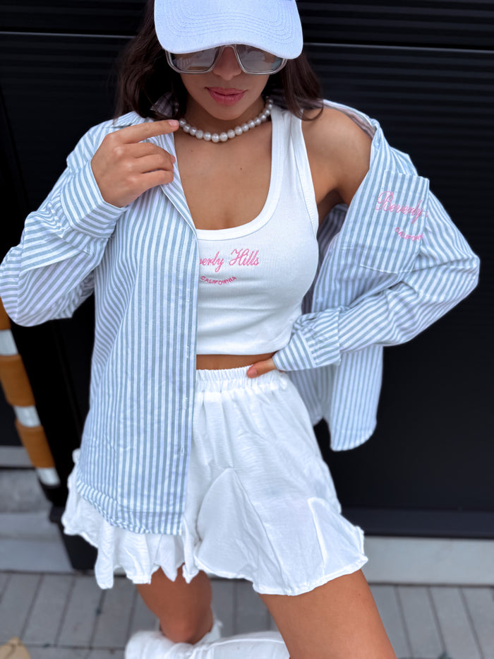 Blouse + top "BEVERLY HILLS AS1057" - GREEN