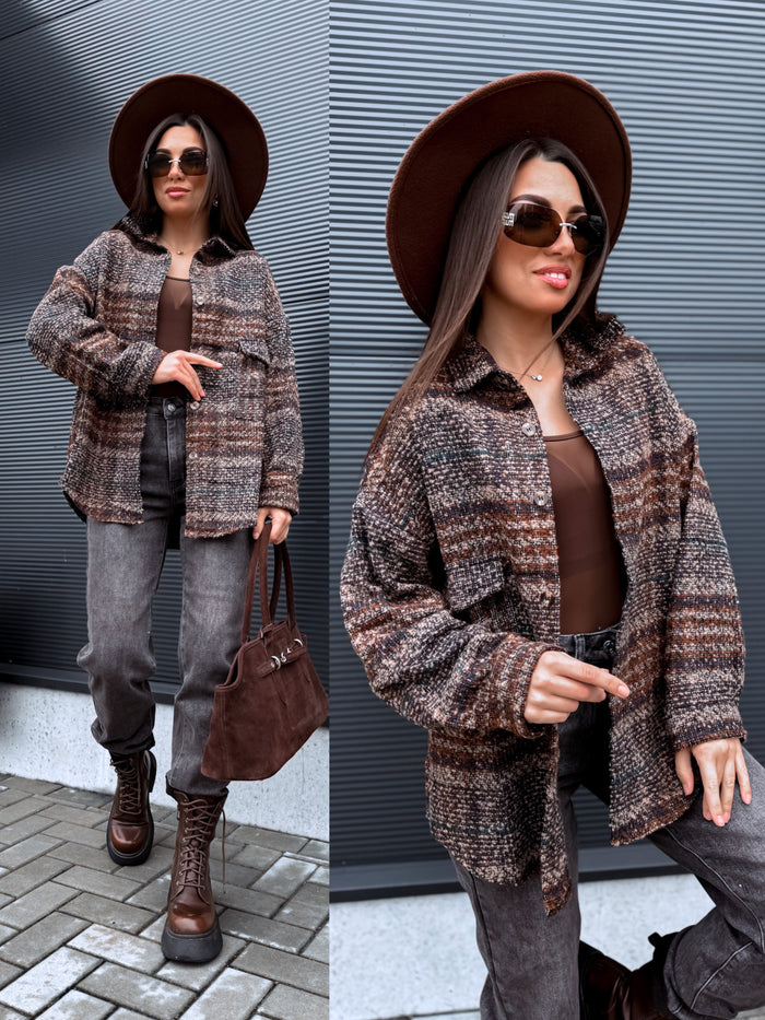 SILTS krekls "CARPET CARDY" 10296 - TUMŠI ZILS AR CHOCO