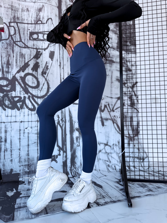 Deceptive leggings with wires 3286 - DARK BLUE 