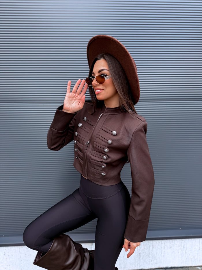 Jacket "SOFT POETRY" 2032 - CHOCO