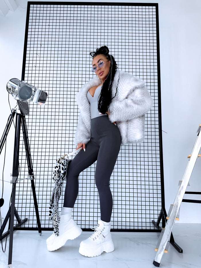 THERMO leggings "PERFECT BODY LM819" - GRAY