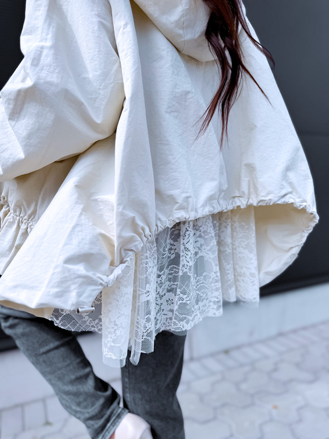 Jacket "WINDBREAKER" JS1185 - LIGHT BEIGE