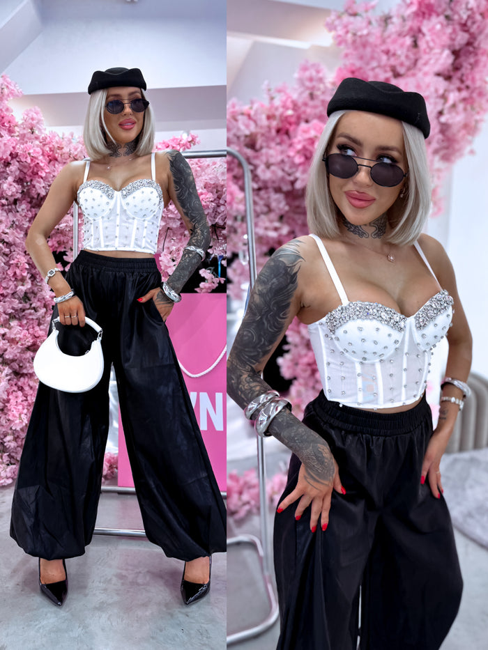Corset "FAMOUS 26299" - WHITE