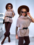 Mohair vest "SEARCH" 81027 - BEIGE