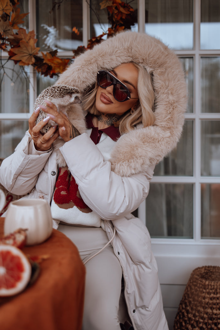 Pikk jope "WINTER WEAR FC83" - HELEBEEŽ