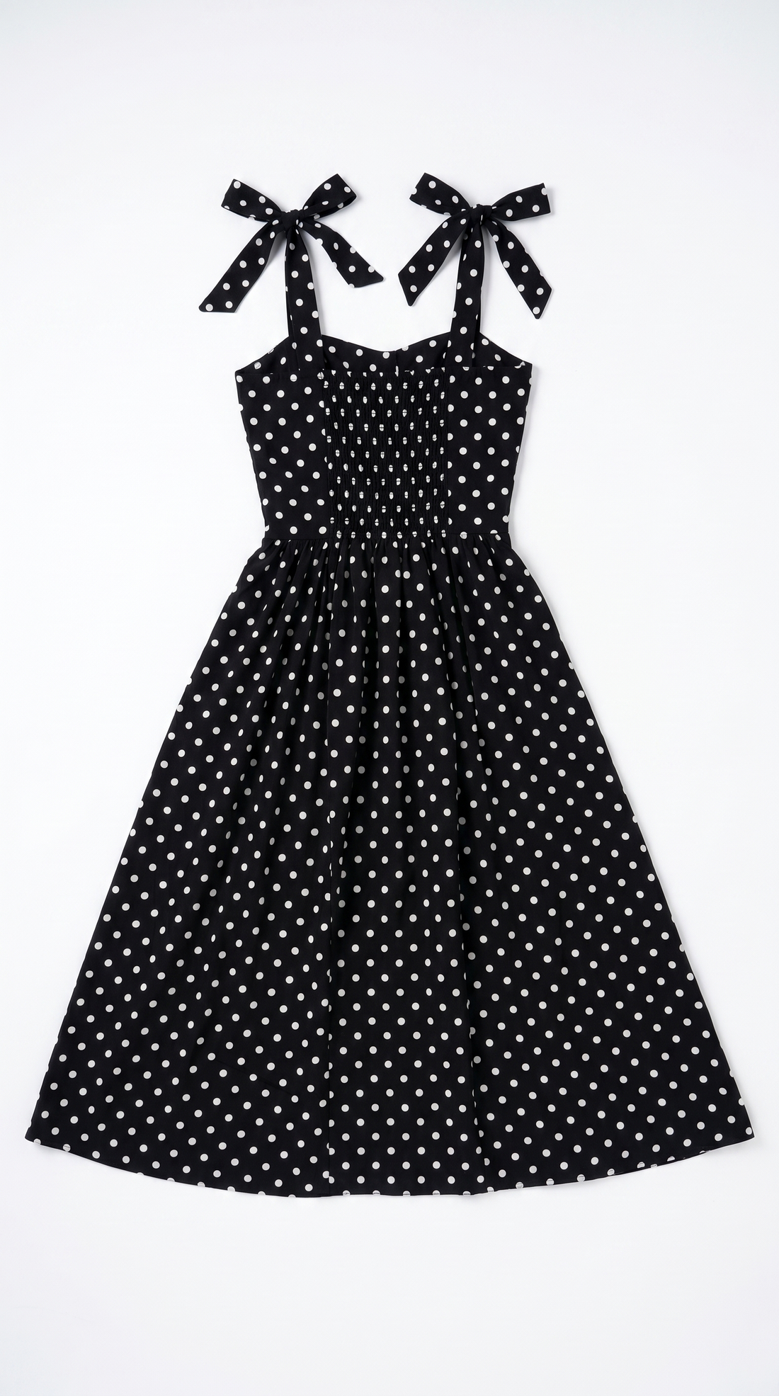 Платье «DOTTED CHARM» 1363 – ЧЁРНОЕ