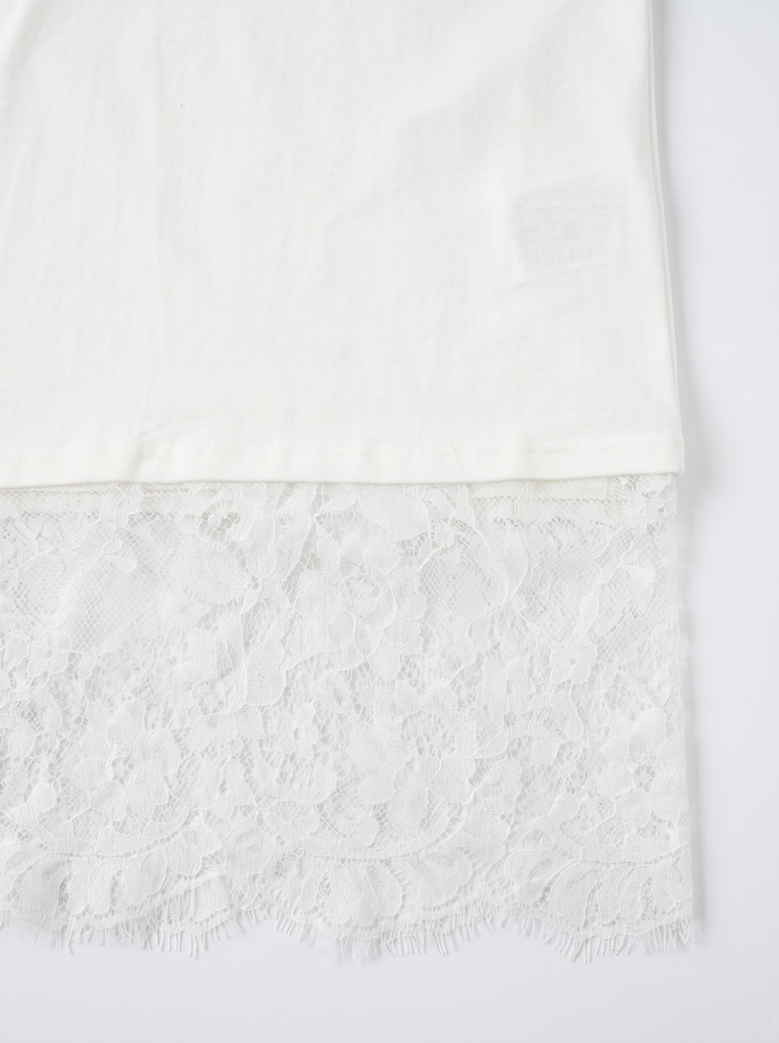 T-särk "DOWN TO LACE" TS958 - VALGE
