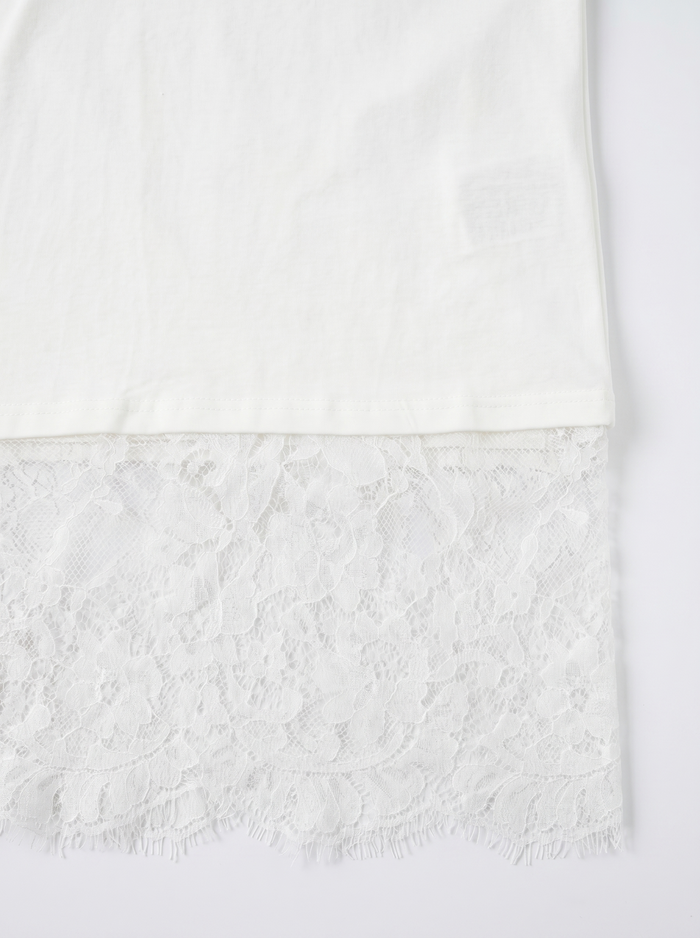 T-krekls "DOWN TO LACE" TS958 - BALTA
