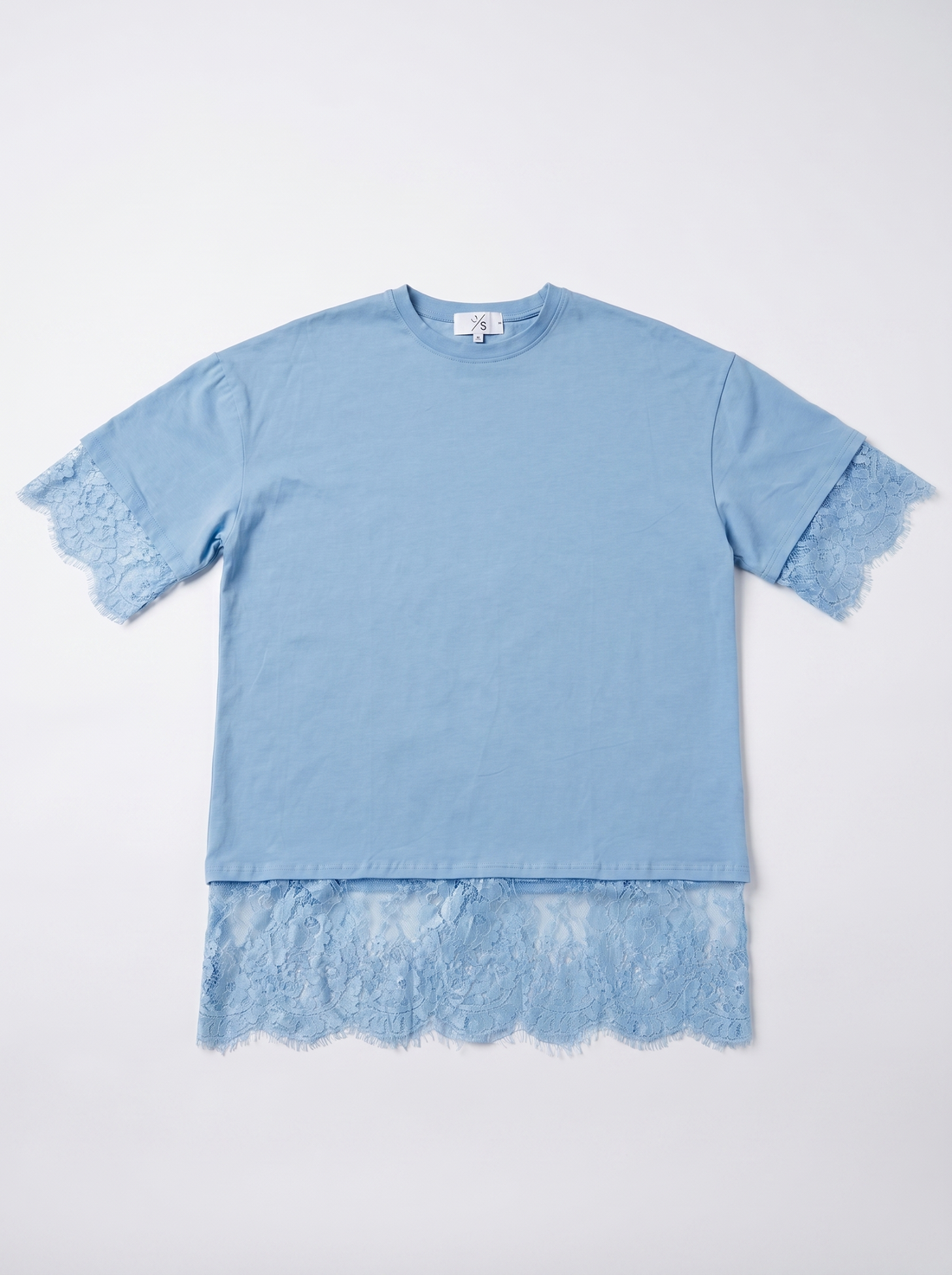T-krekls "DOWN TO LACE" TS958 - GAIŠI ZILS