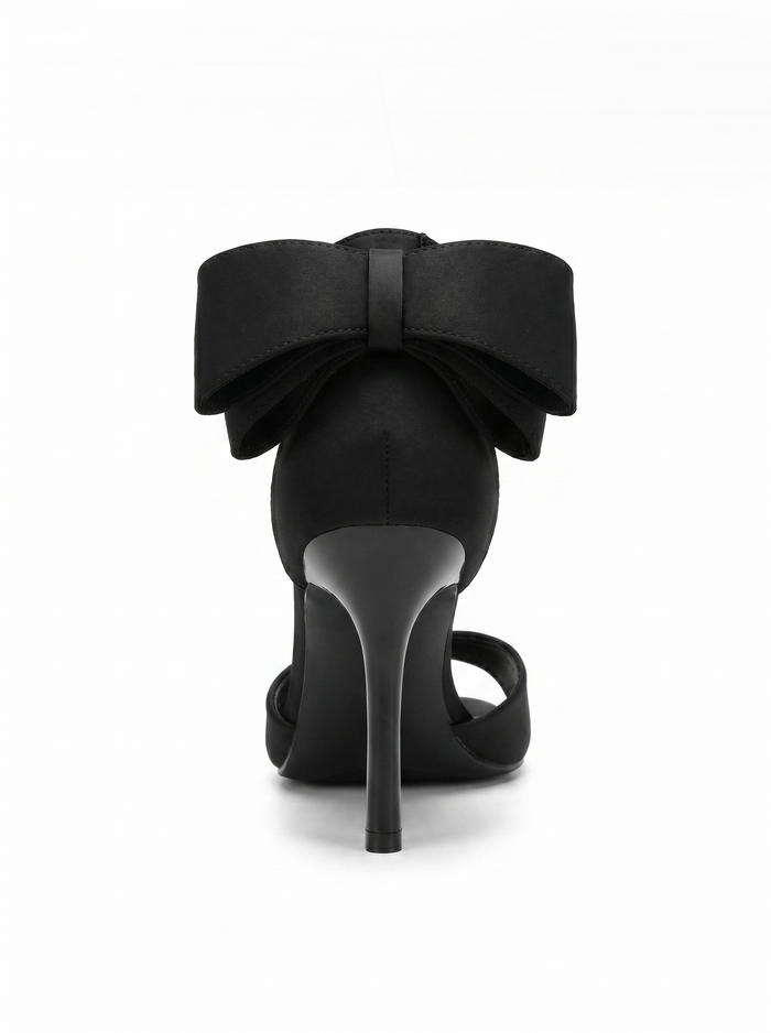 Туфли "BOW HEELS" XB-206 - ЧЕРНЫЕ