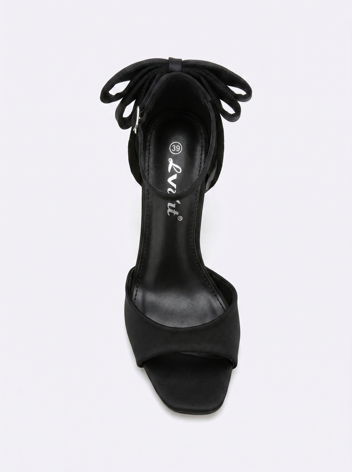 Туфли "BOW HEELS" XB-206 - ЧЕРНЫЕ