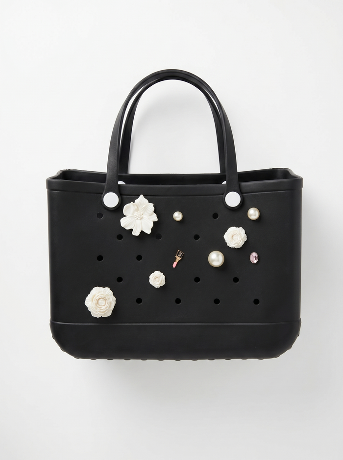 LIELĀ soma "ACCESSORIES" - MELNA