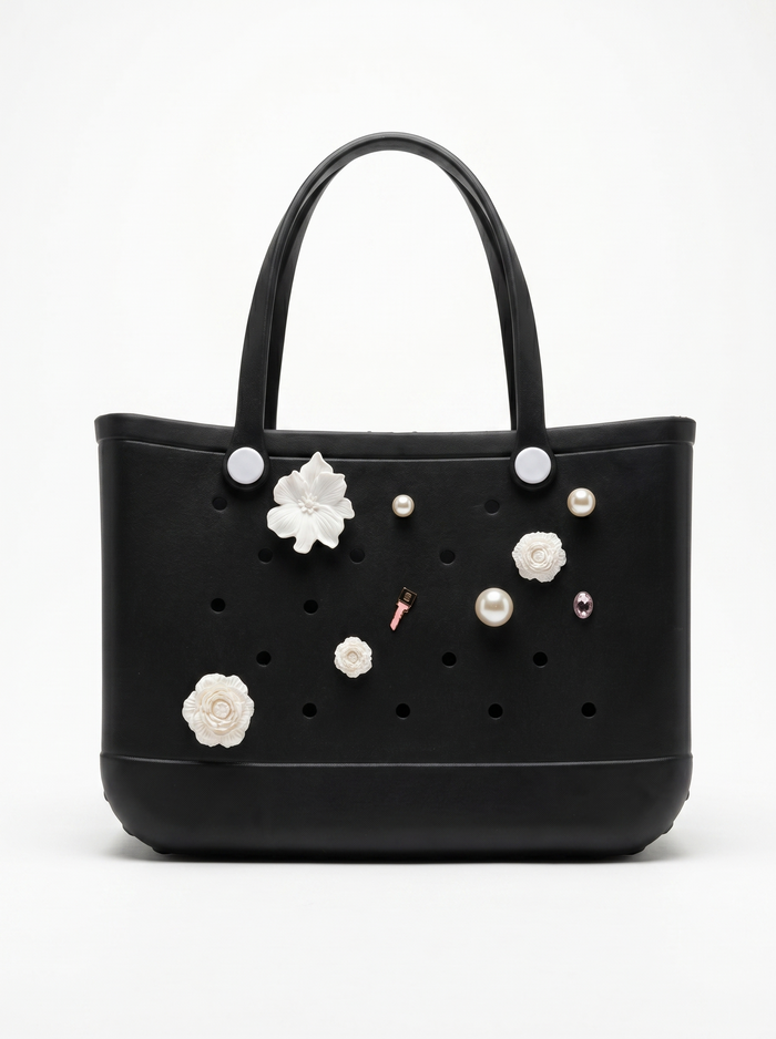 LIELĀ soma "ACCESSORIES" - MELNA