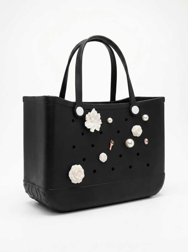 LIELĀ soma "ACCESSORIES" - MELNA