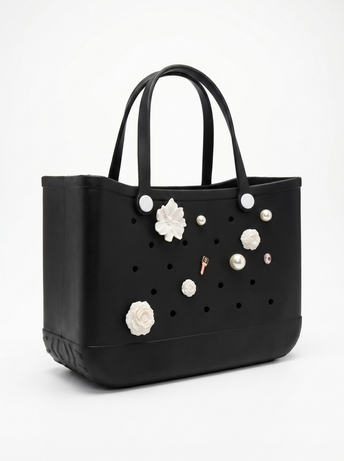LIELĀ soma "ACCESSORIES" - MELNA