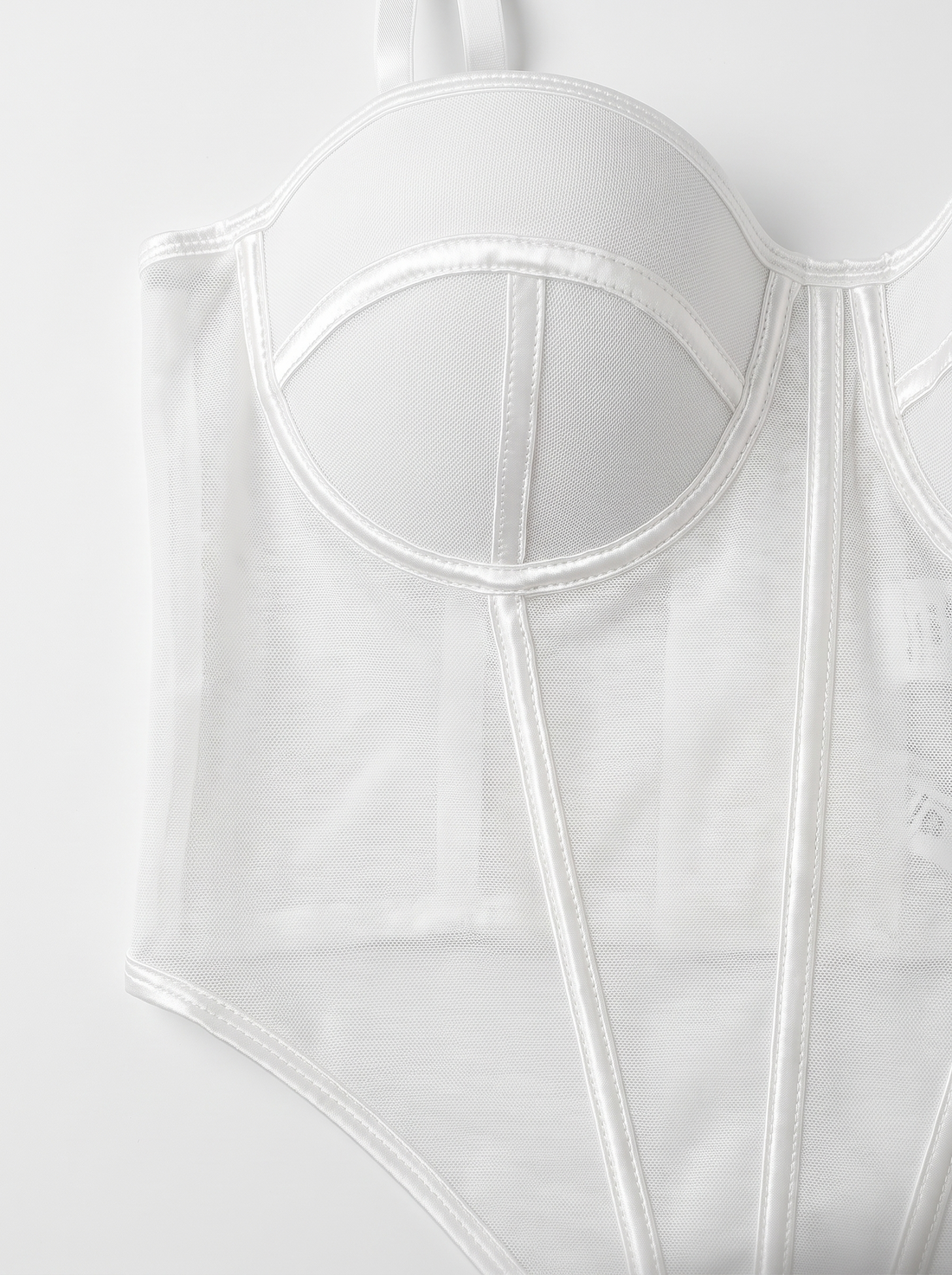 Korsett "HOT WHITE" 002-1 - VALGE