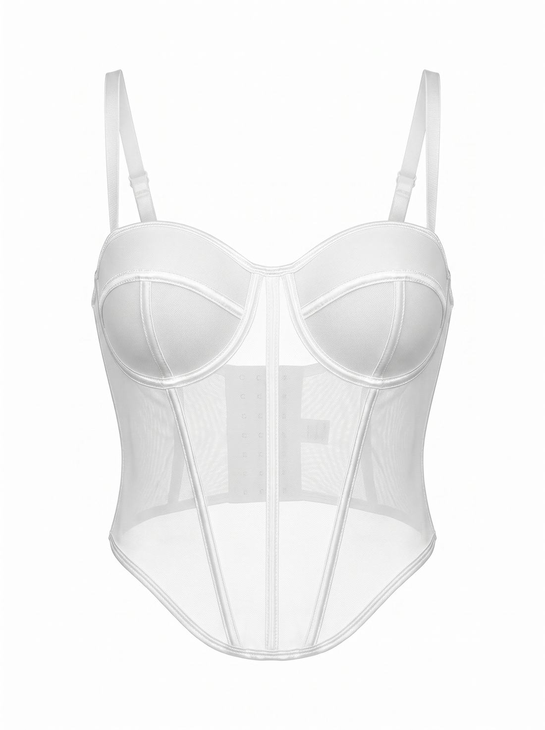 Korsett "HOT WHITE" 002-1 - VALGE