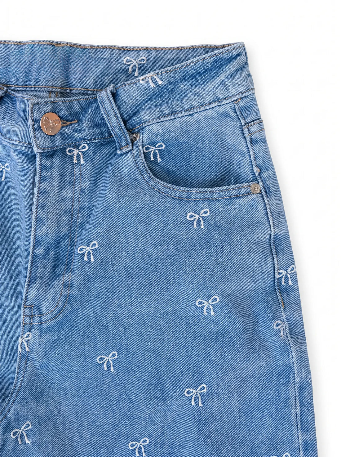 MID-RISE teksapüksid "DENIM DOLL" MG898 - SININE