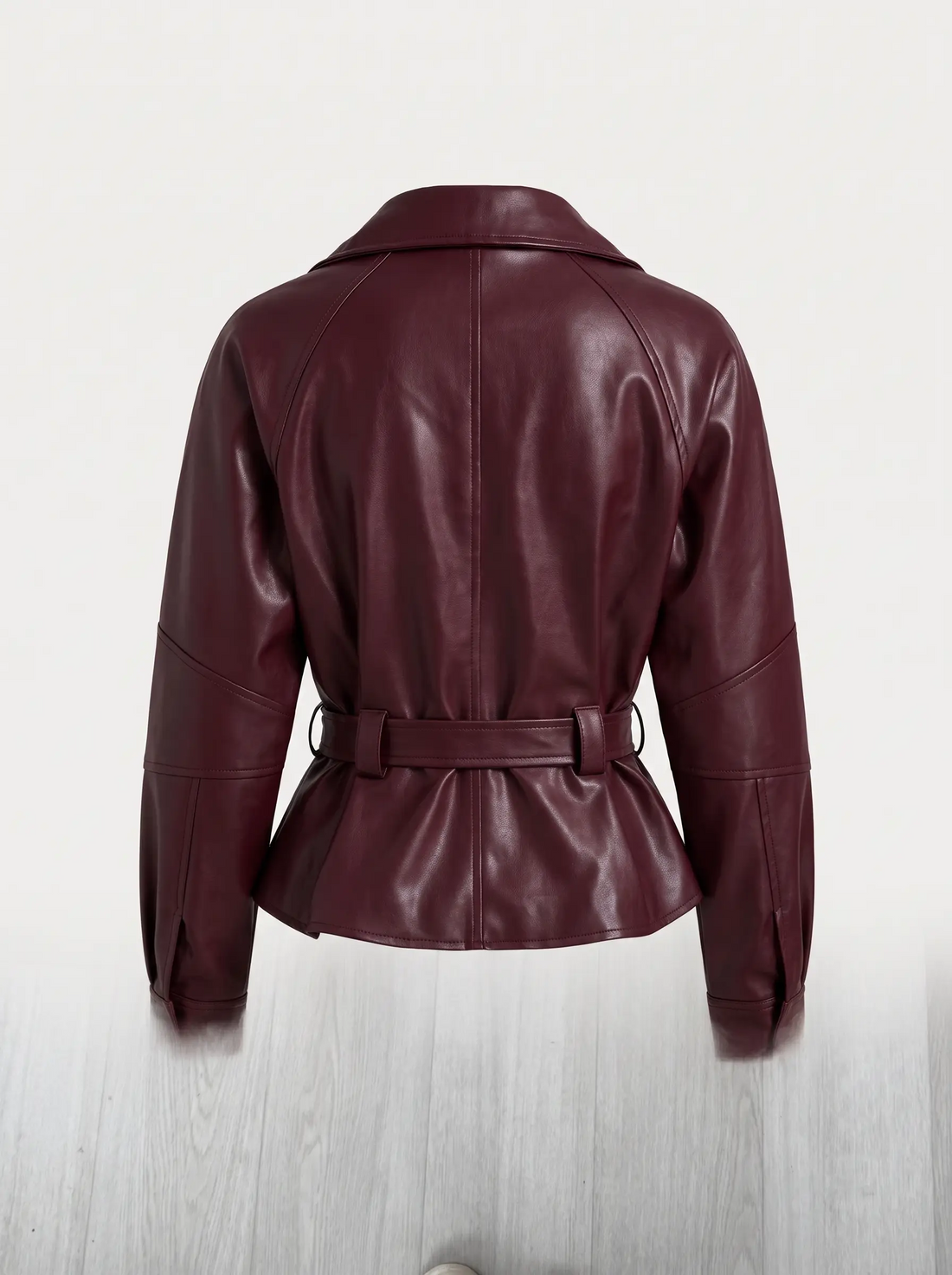 Kunstnahast jakk "WAIST ACCENT" S-6253 - BORDOO