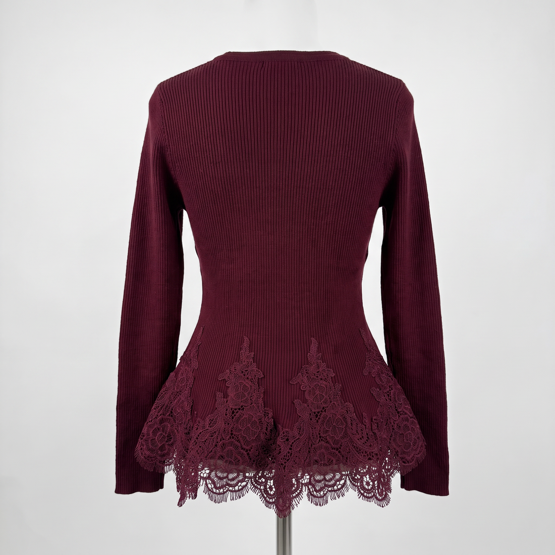 Megztas topas „DAILA“ 20663 – BORDO