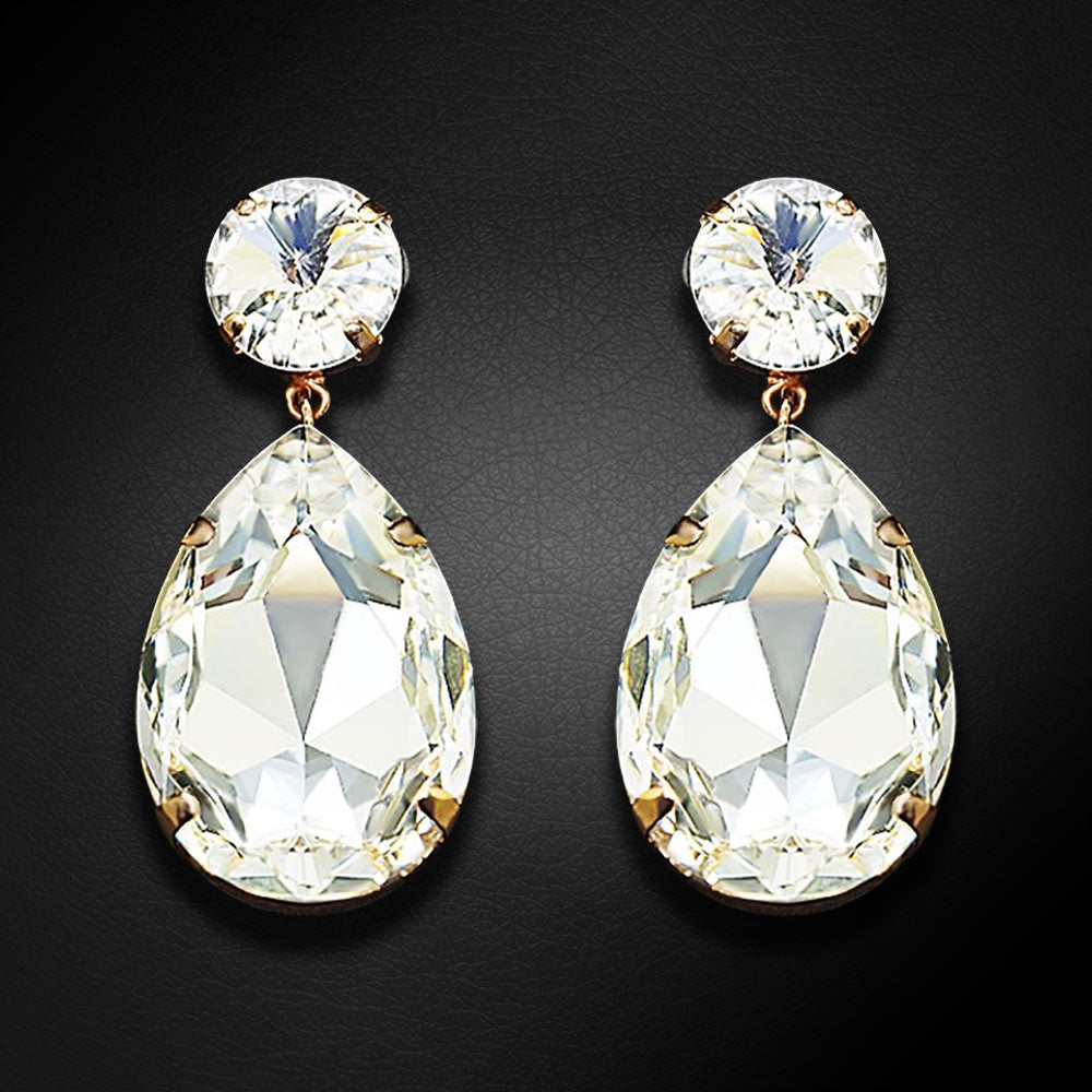 Auskari "Debesu Piliens IV" ar Swarovski™ kristāliem ELYNDI