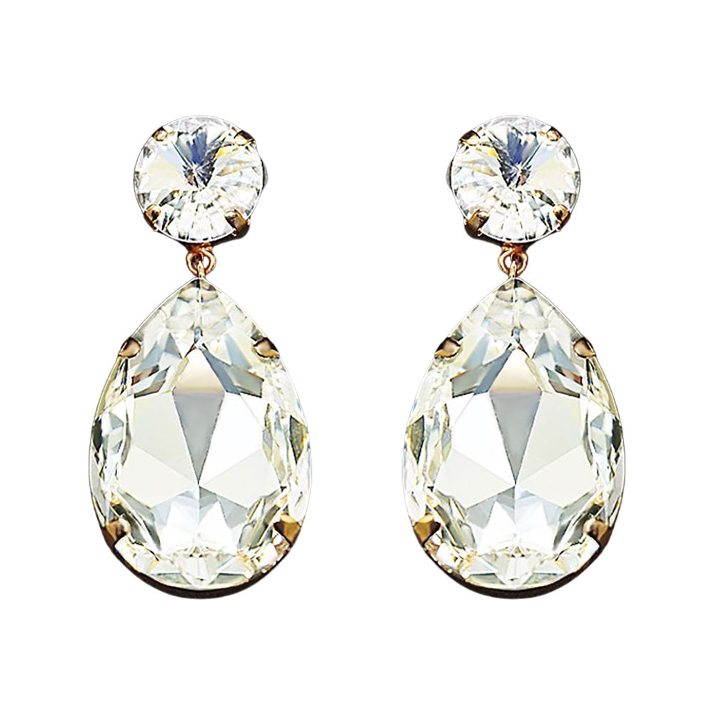 Auskari "Debesu Piliens IV" ar Swarovski™ kristāliem ELYNDI